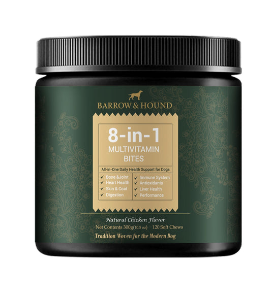 8-in-1 Daily Multivitamin Bites for Dogs β All-in-One Health Support, 120 Soft Chews